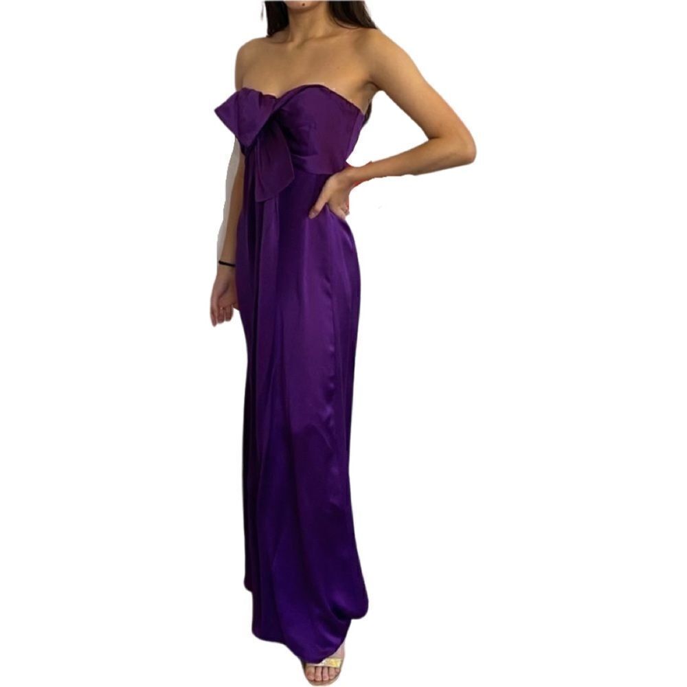 Nicole Miller collection formal purple dress